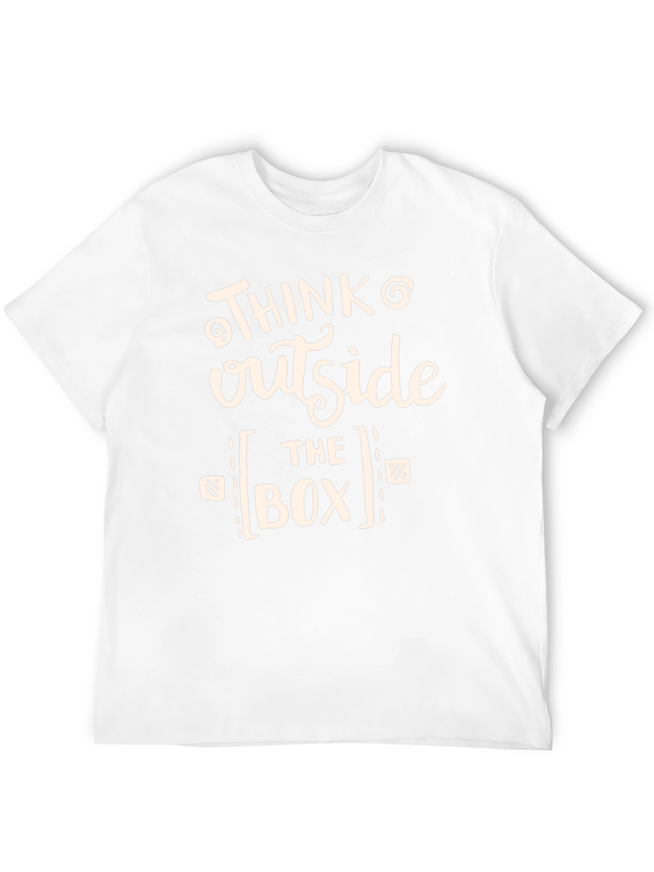 Think Outside the Box Graphic Tee - Black