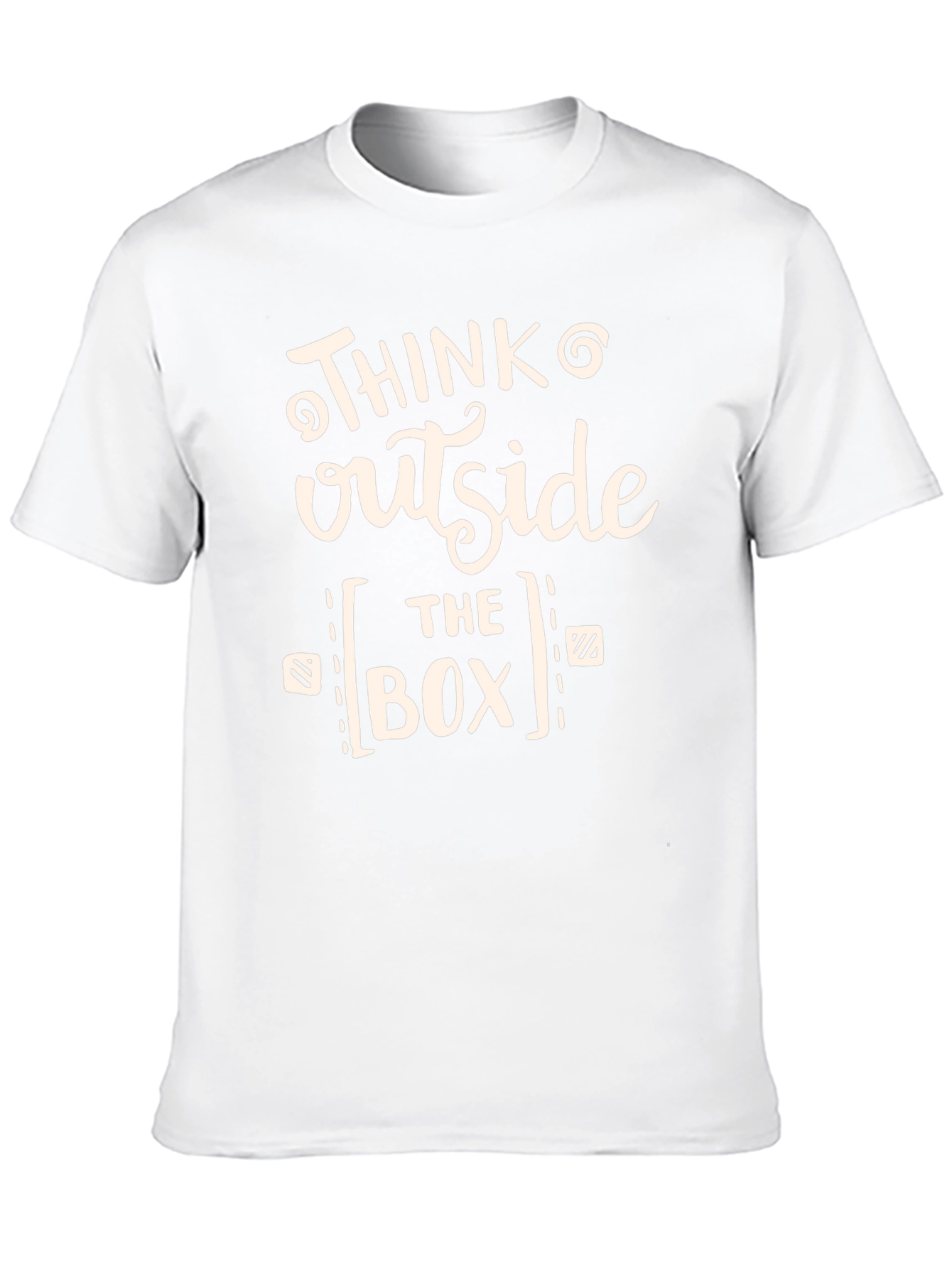 Think Outside the Box Graphic Tee - Black