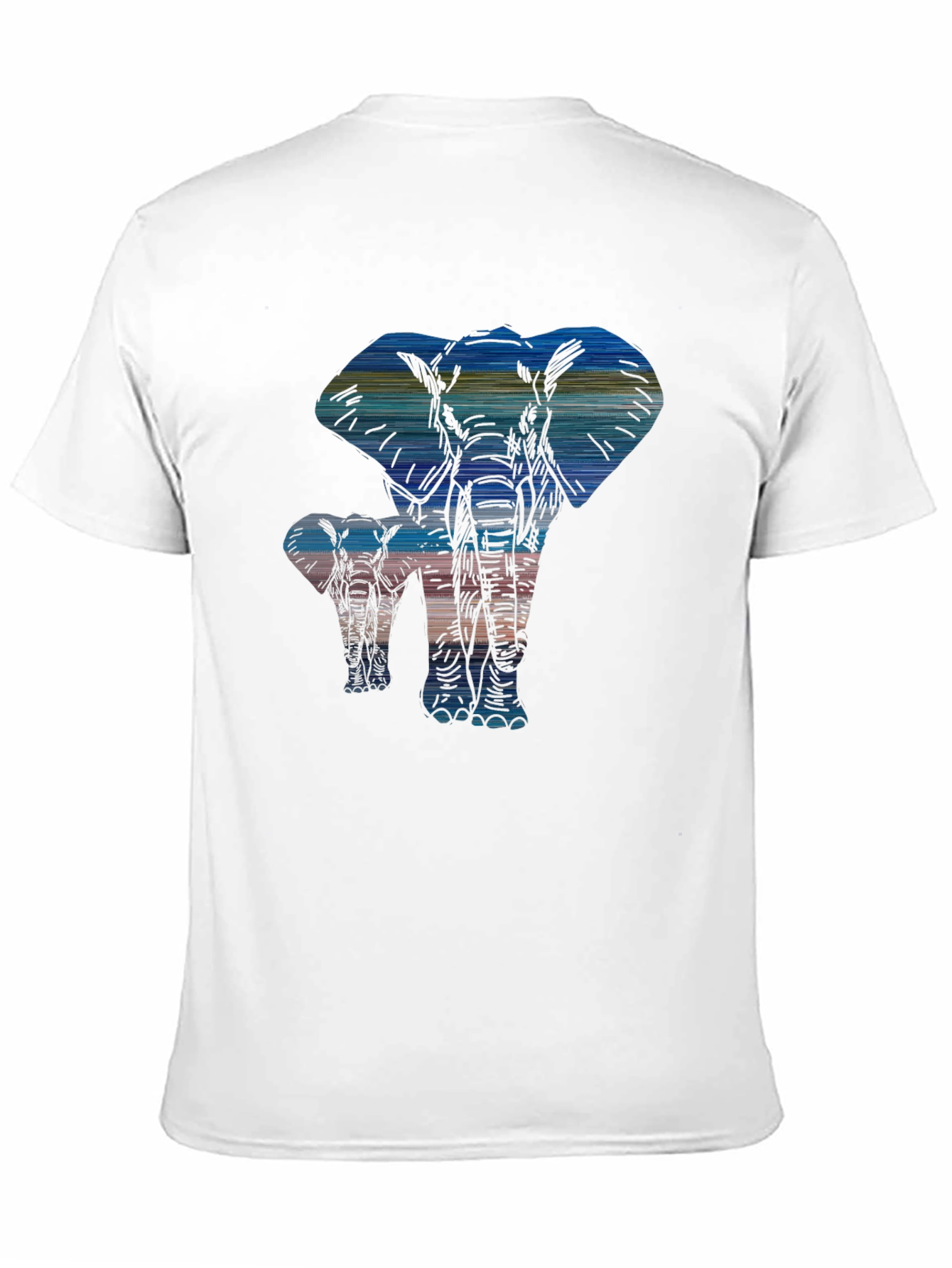 Elephant Silhouette Graphic Tee