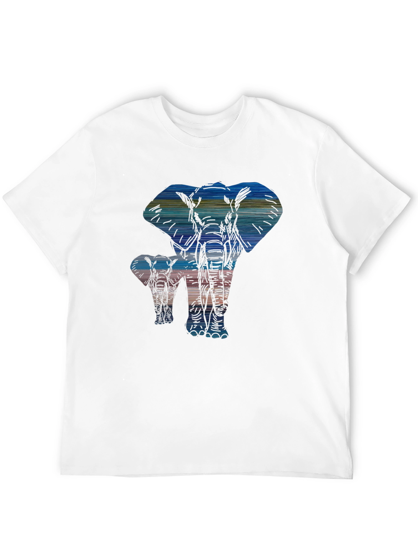 Elephant Silhouette Graphic Tee