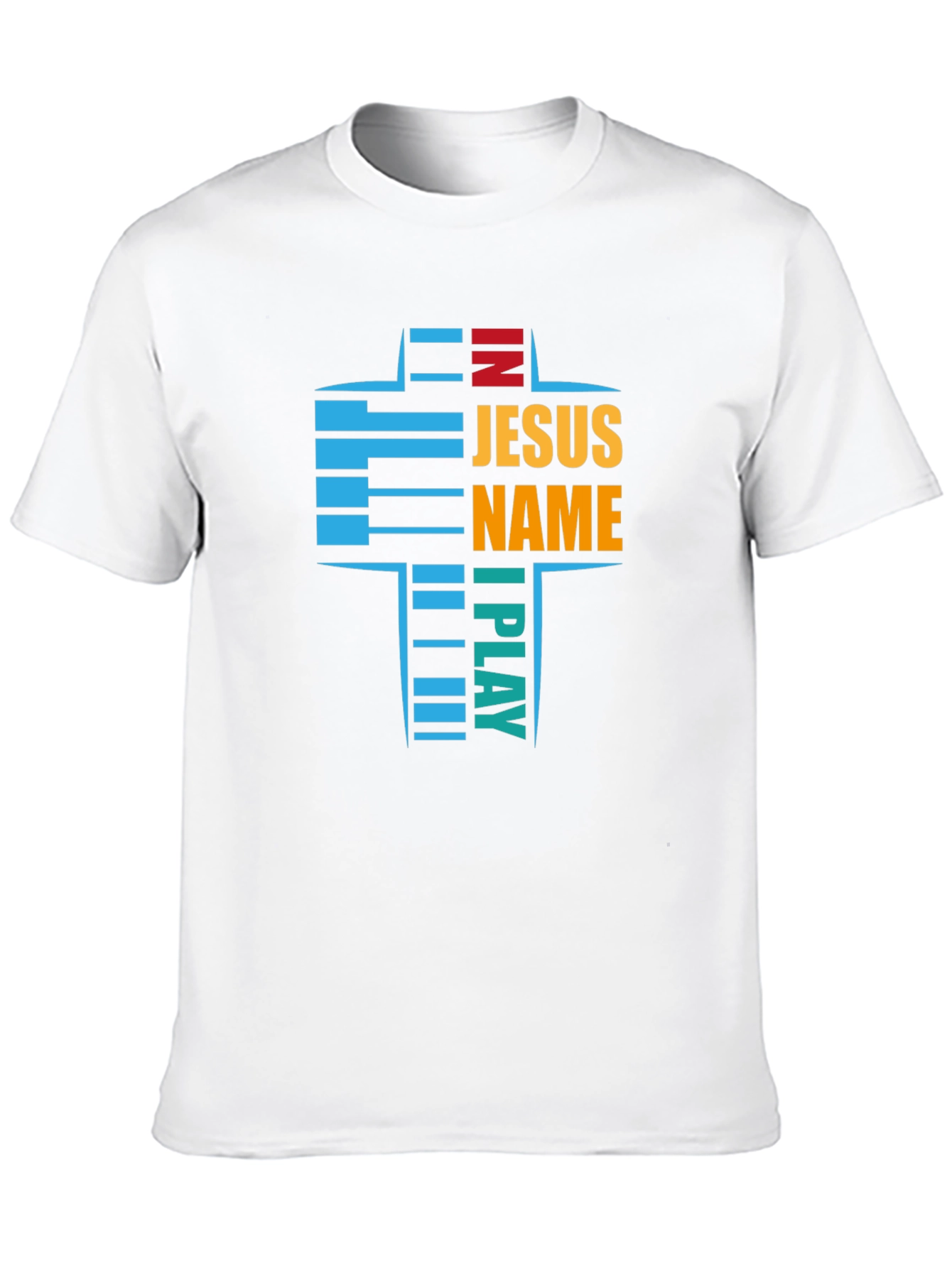 In Jesus Name I Play Graphic T-Shirt