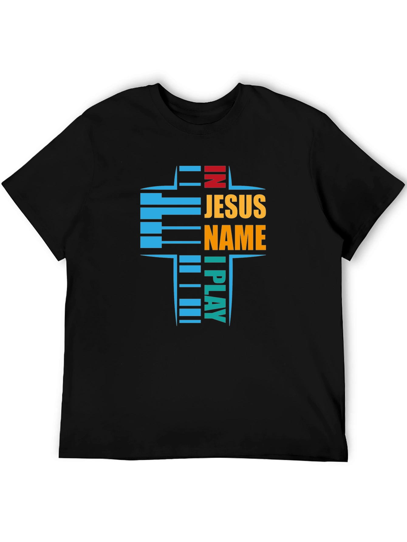 In Jesus Name I Play Graphic T-Shirt