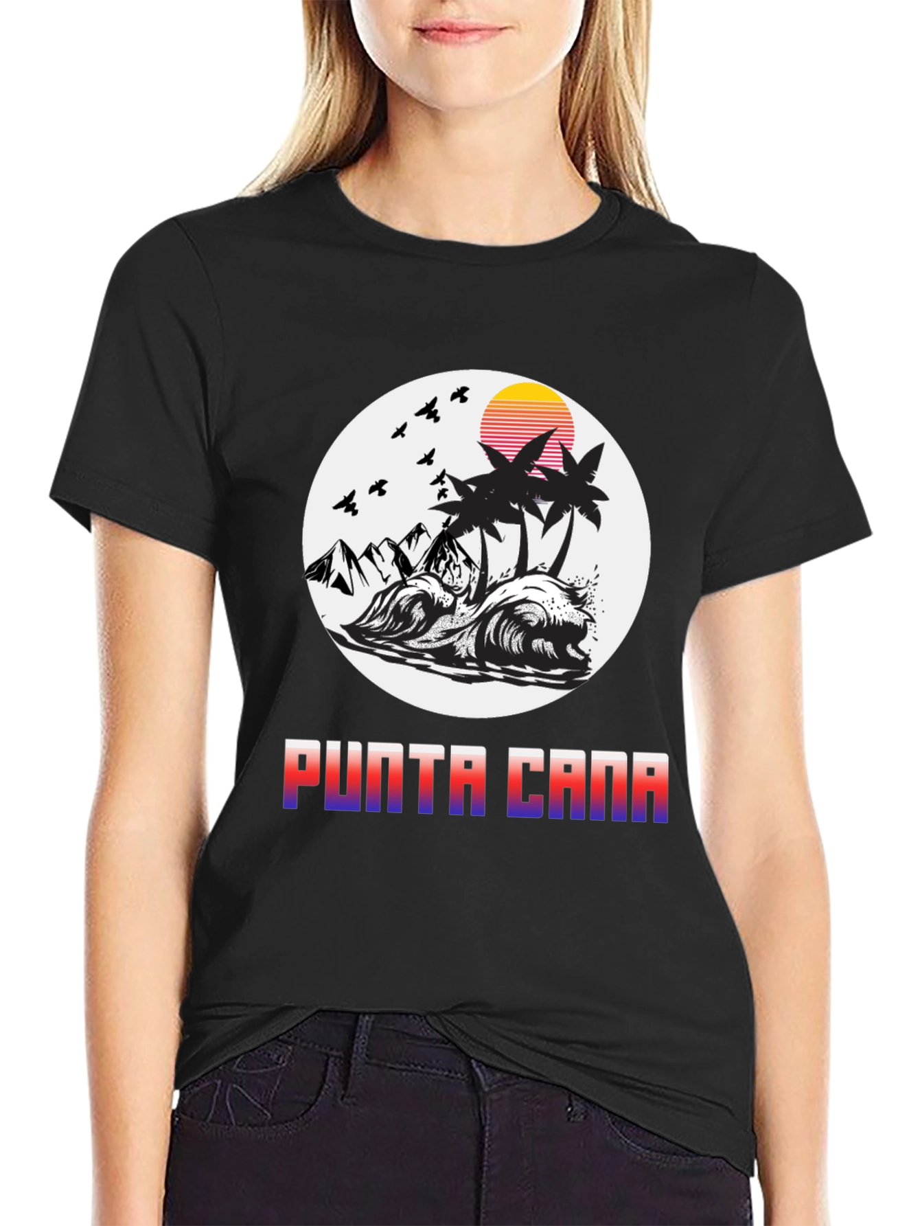 Punta Cana Tropical Graphic T-Shirt