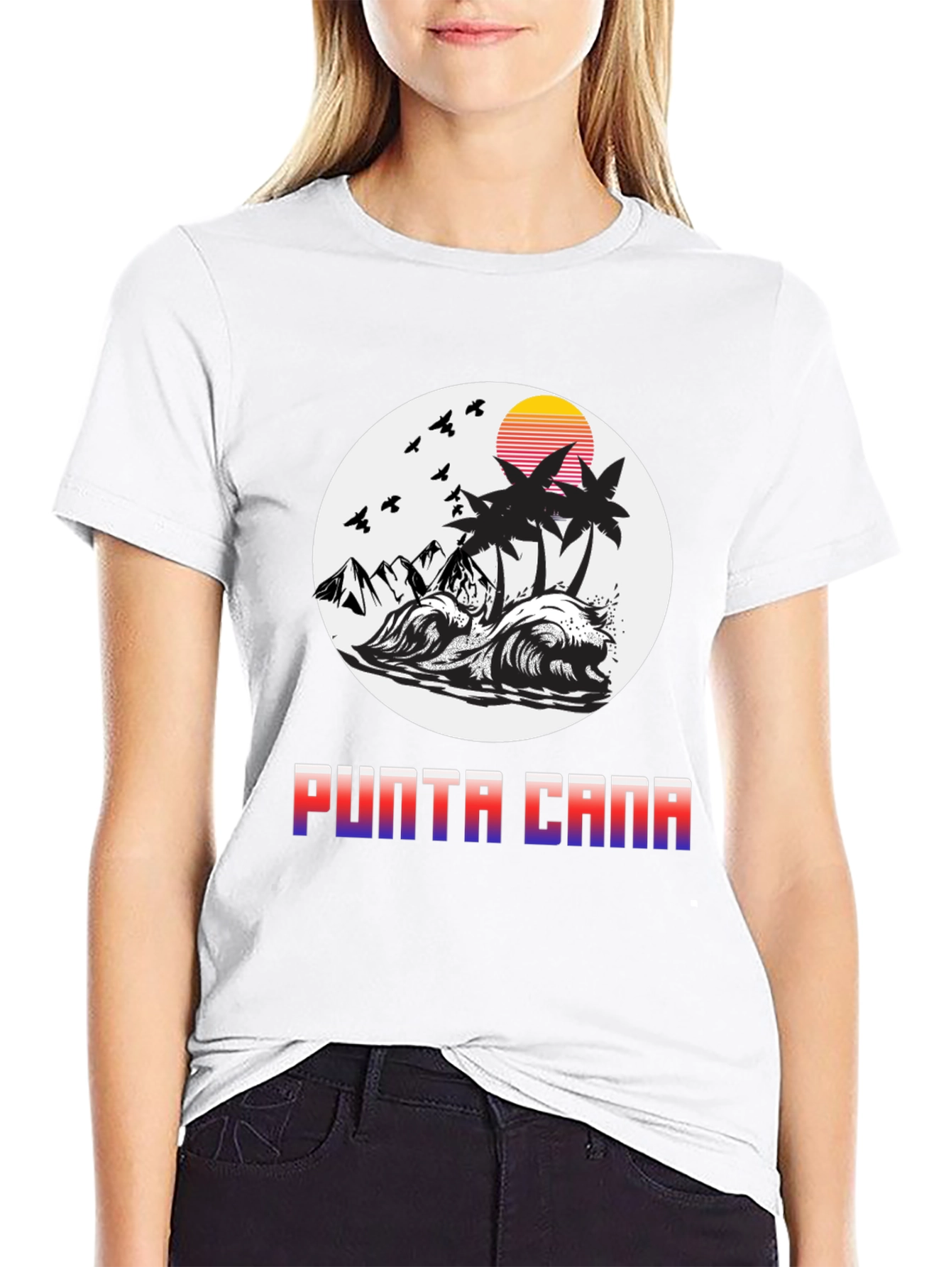 Punta Cana Tropical Graphic T-Shirt
