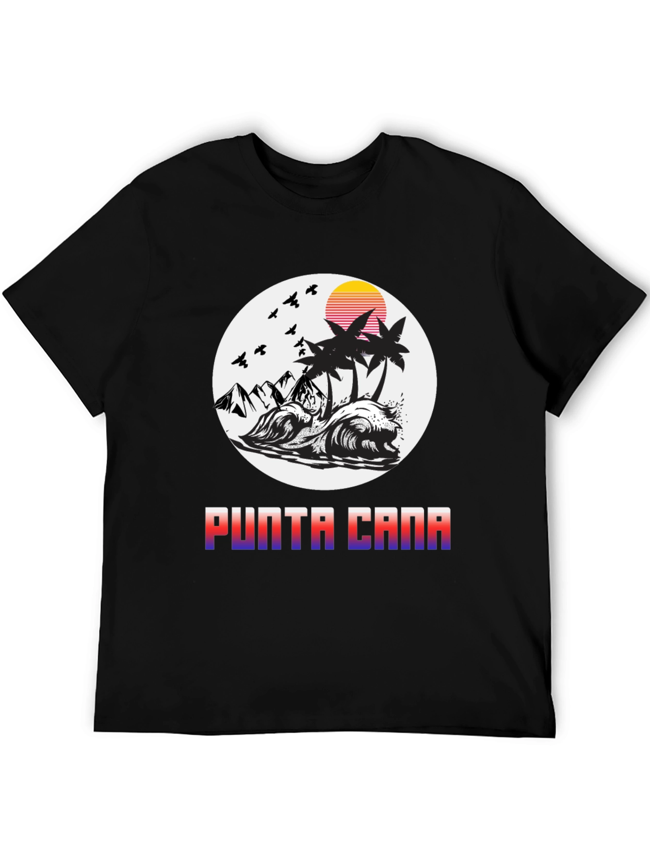 Punta Cana Tropical Graphic T-Shirt