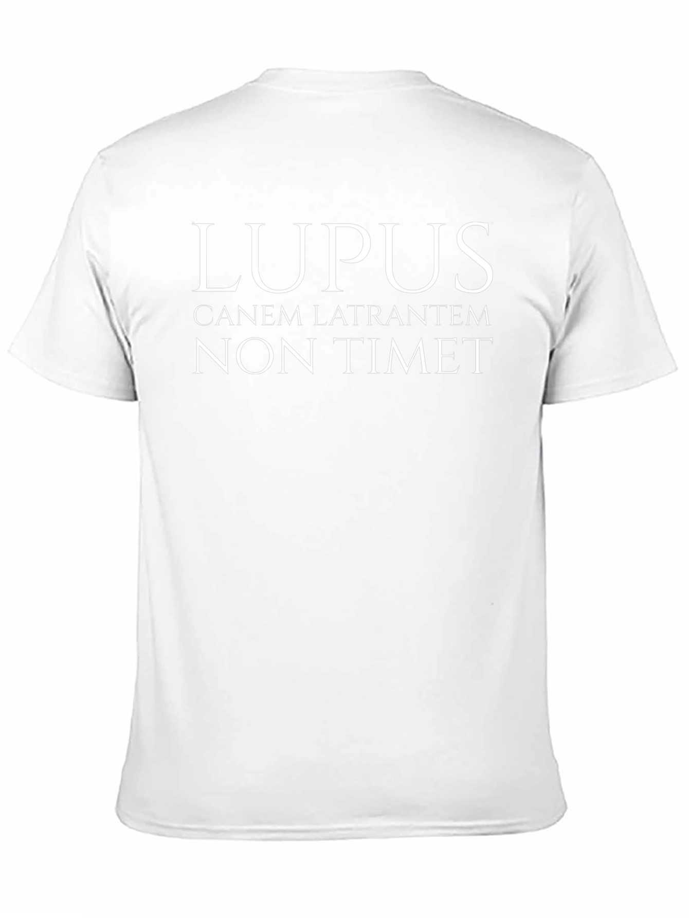 Lupus Latin Quote T-Shirt - Wolf Dog Lover Tee
