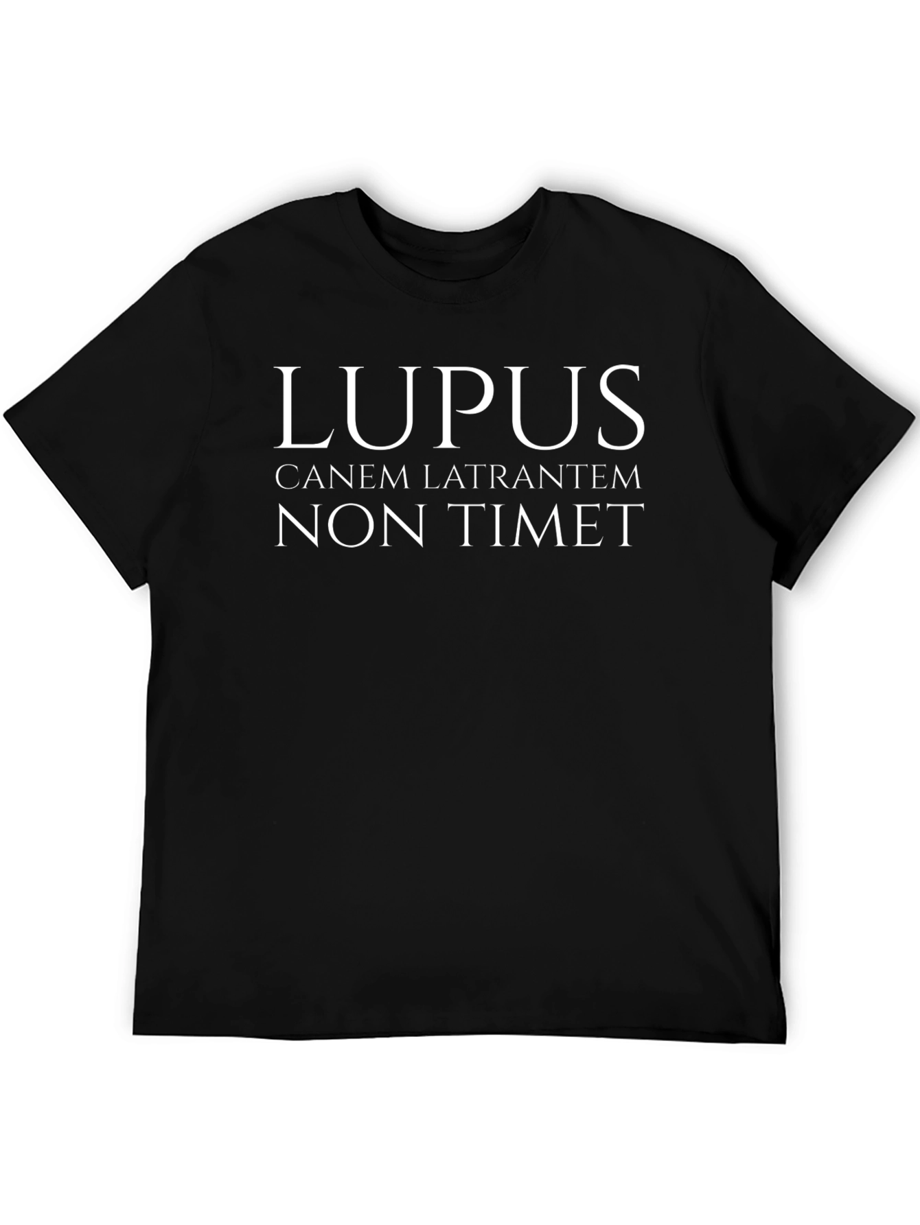 Lupus Latin Quote T-Shirt - Wolf Dog Lover Tee