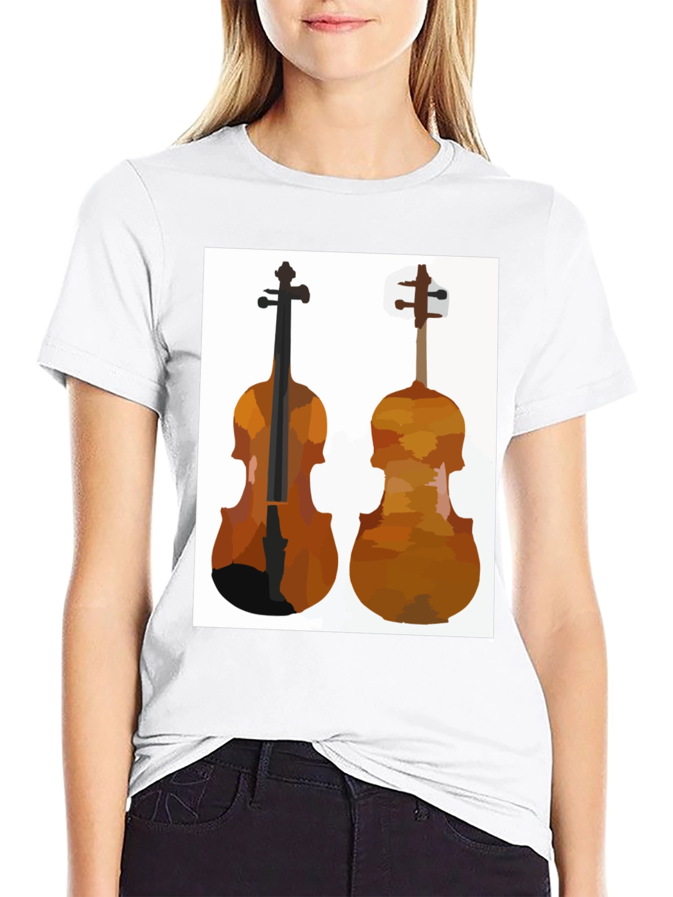 Violin Graphic Tee - Musicians Style