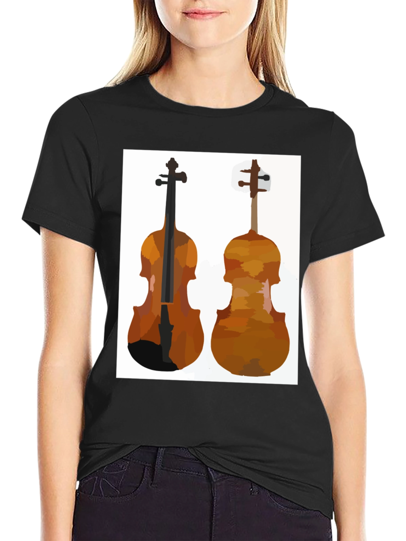 Violin Graphic Tee - Musicians Style