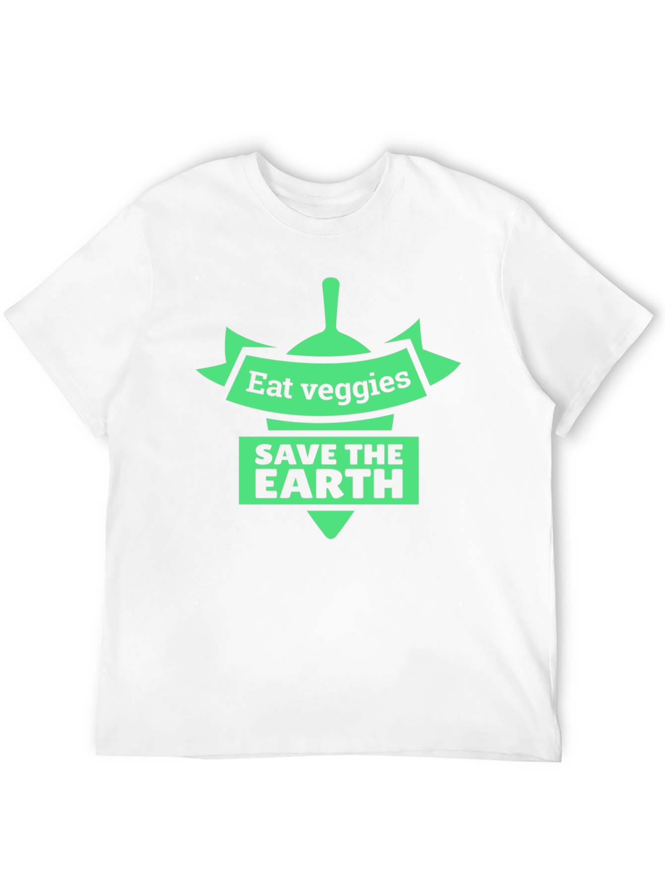 Eat Veggies Save The Earth Graphic Tee