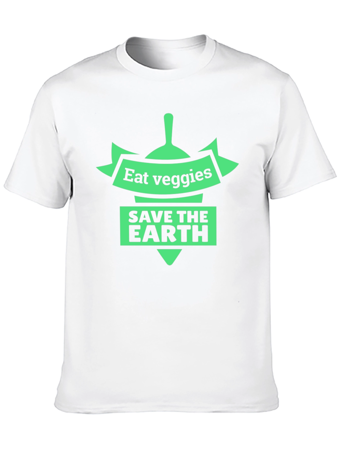 Eat Veggies Save The Earth Graphic Tee