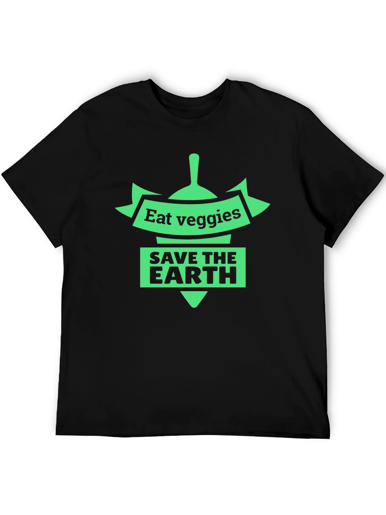 Eat Veggies Save The Earth Graphic Tee