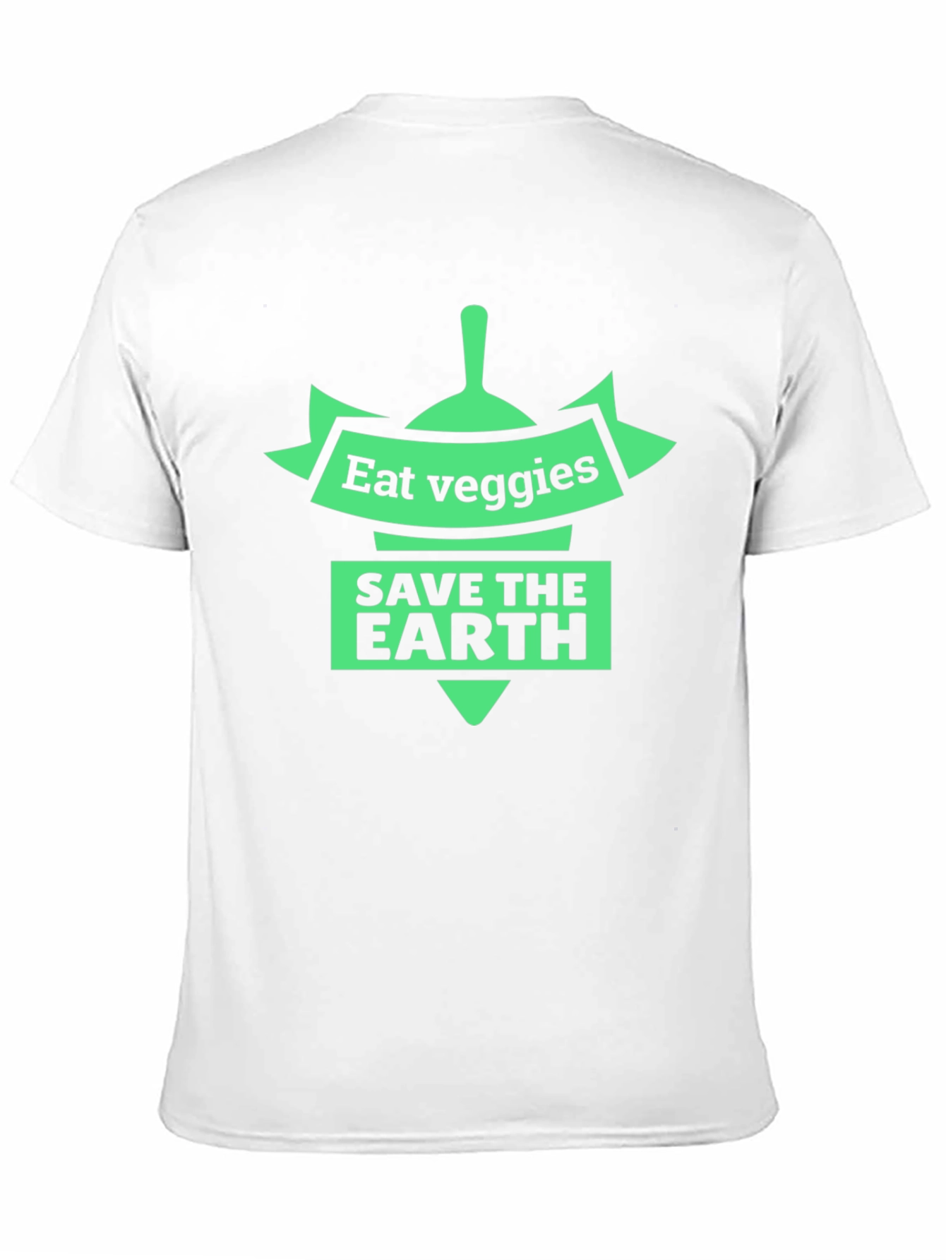 Eat Veggies Save The Earth Graphic Tee