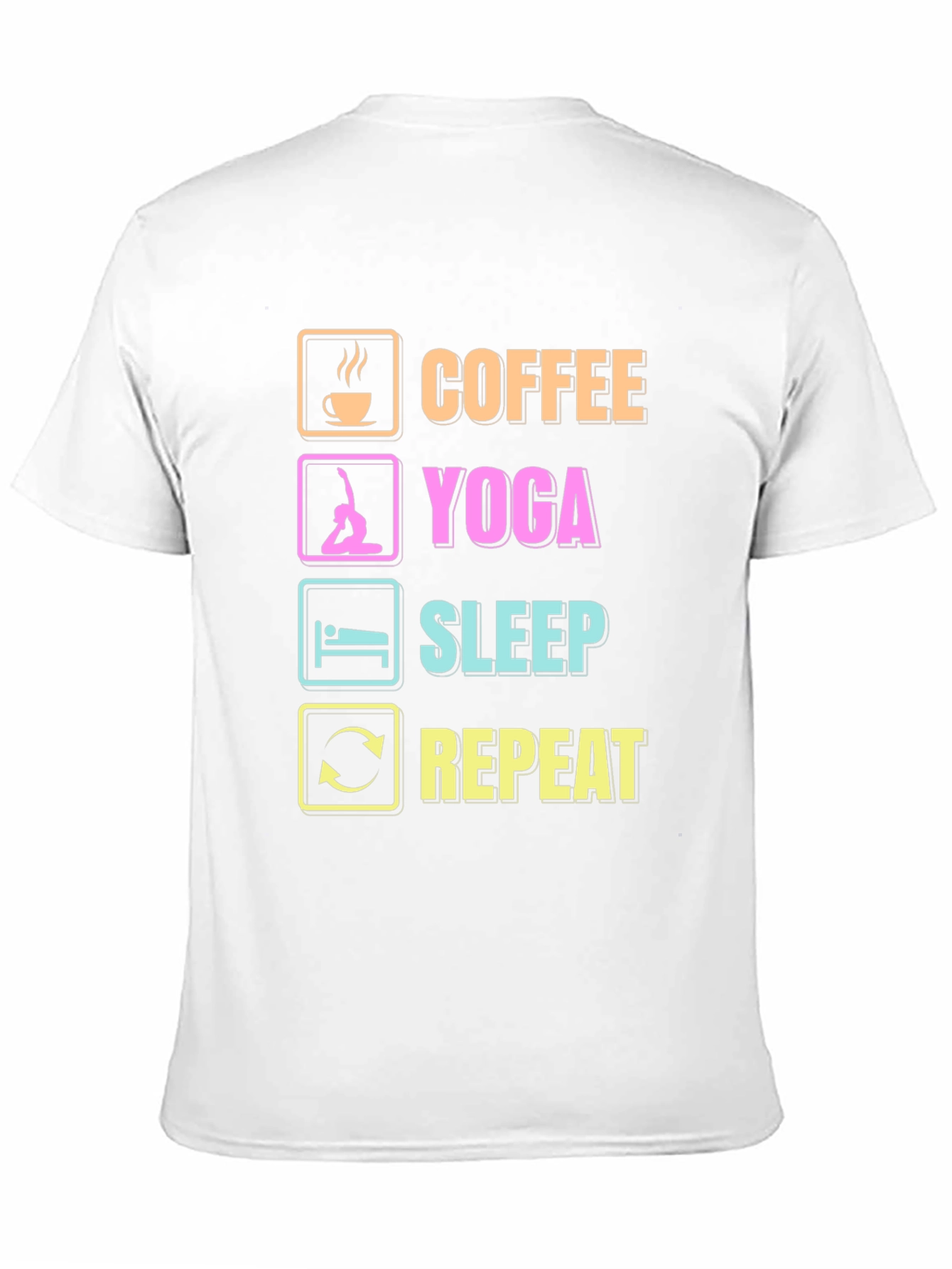 Coffee Yoga Sleep Repeat T-Shirt