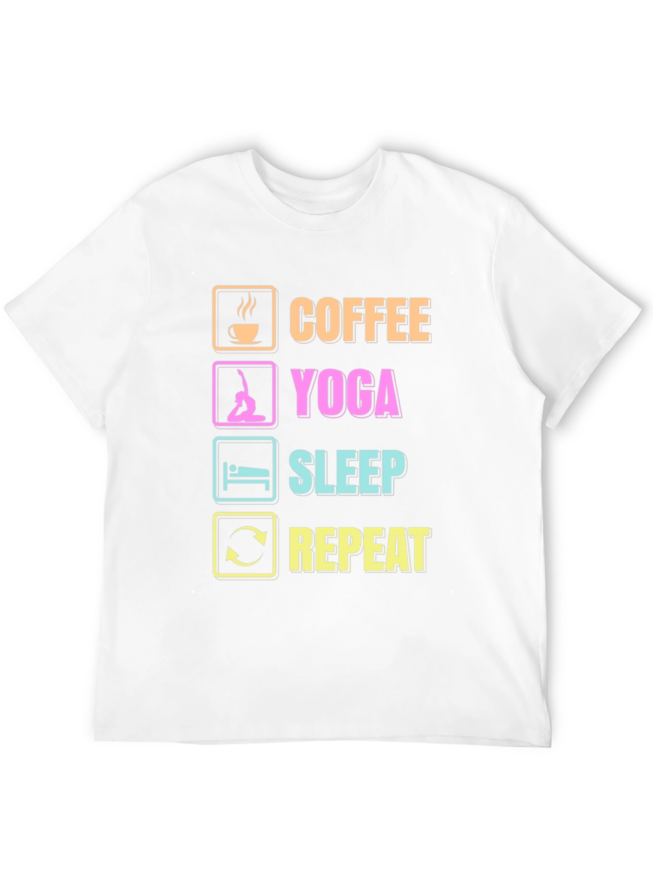 Coffee Yoga Sleep Repeat T-Shirt