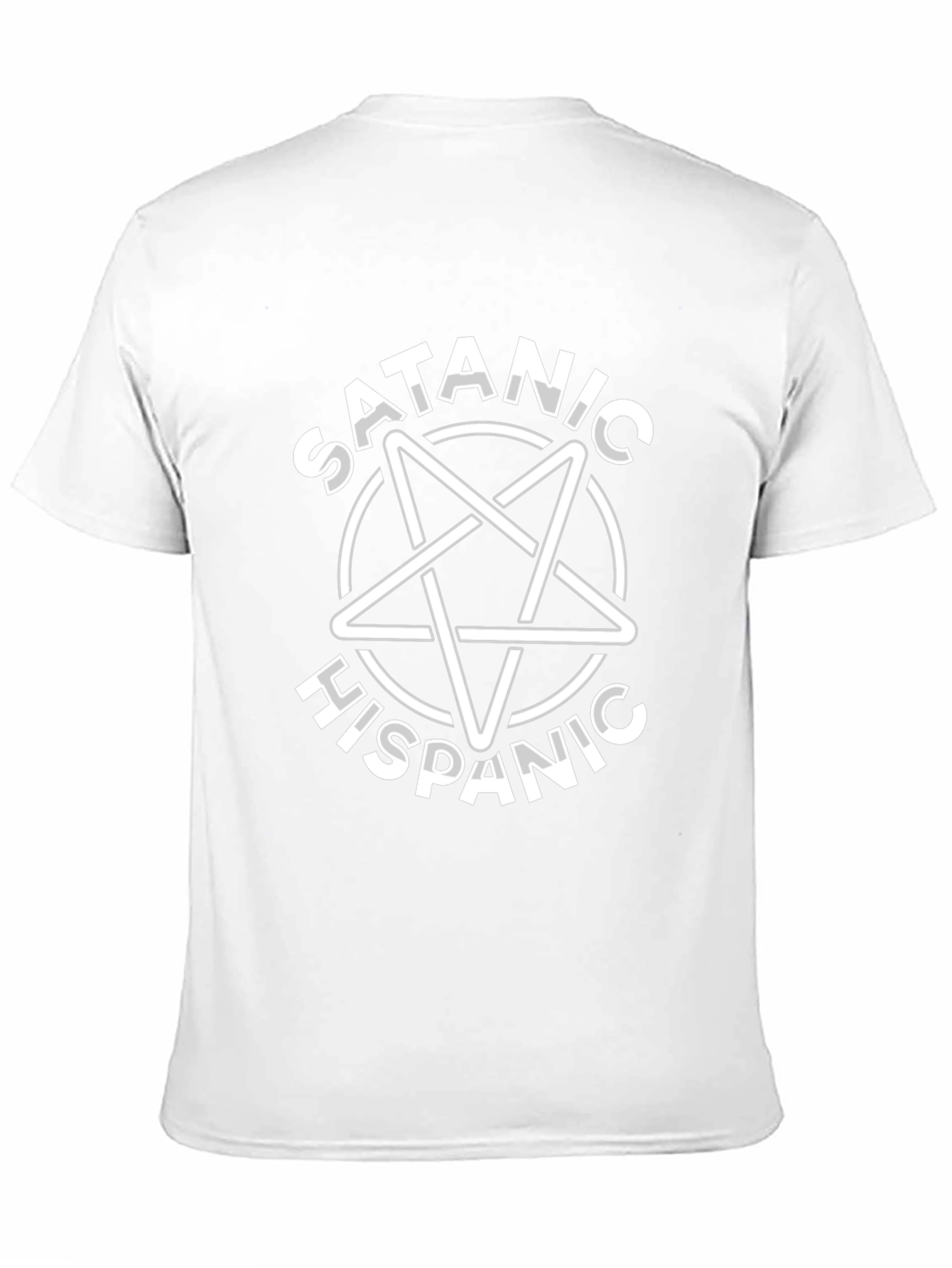 Satanic Hispanic Graphic T-Shirt - Black