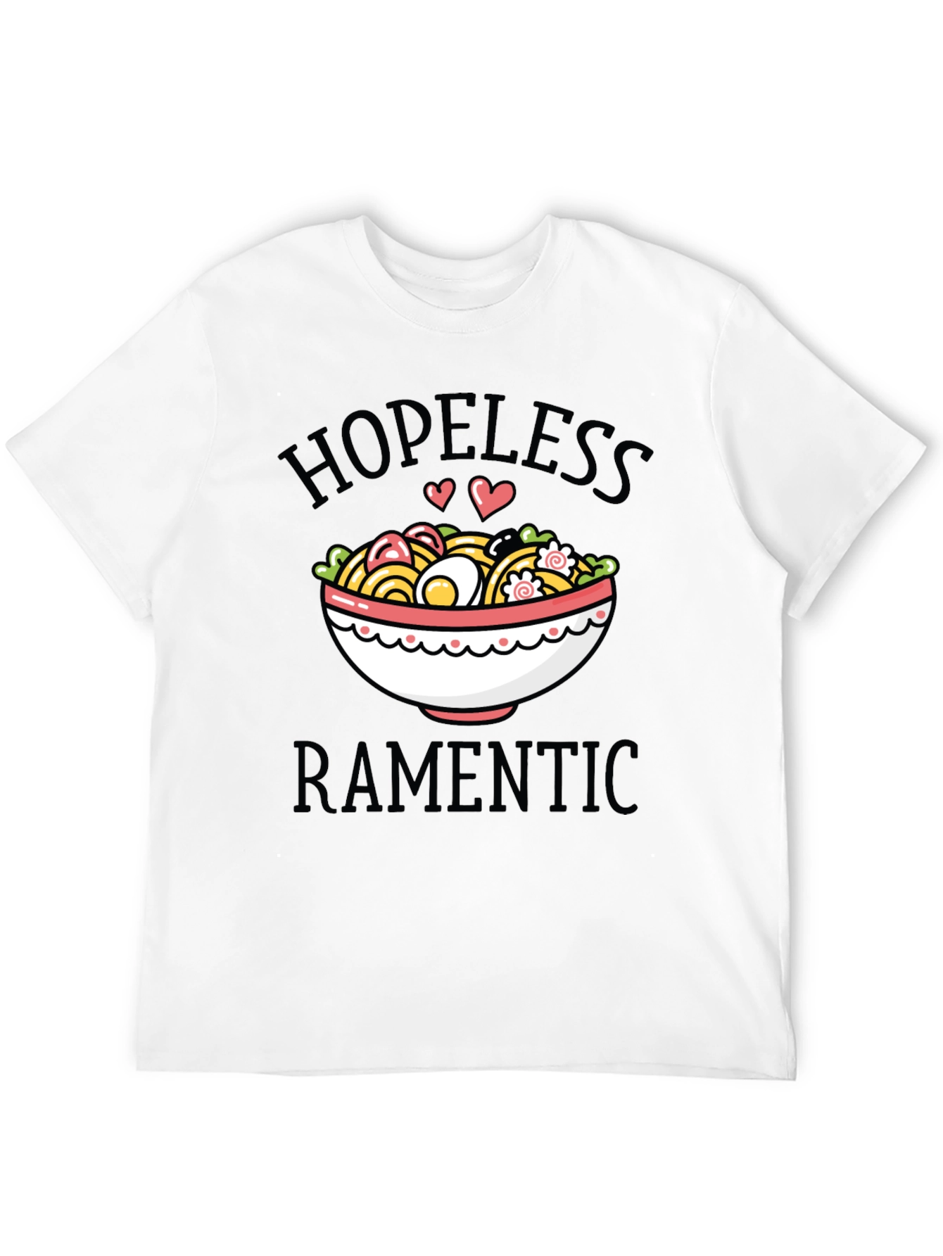 Hopeless Ramentic Graphic Tee - Ramen Lover Shirt