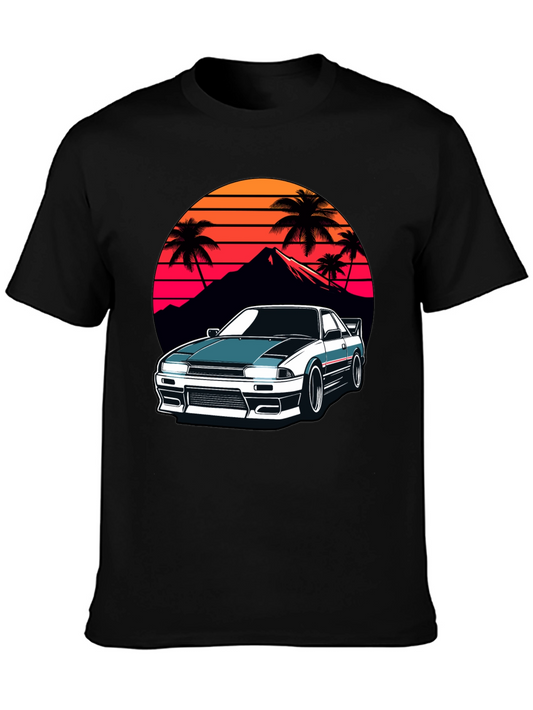 Retro Car Graphic T-Shirt