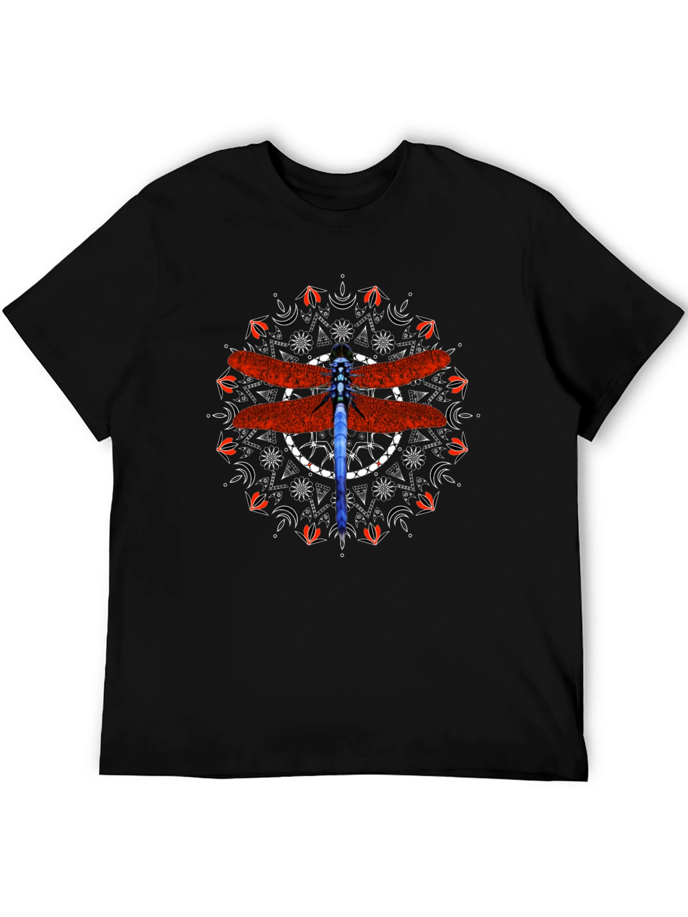 Dragonfly Mandala Graphic Tee