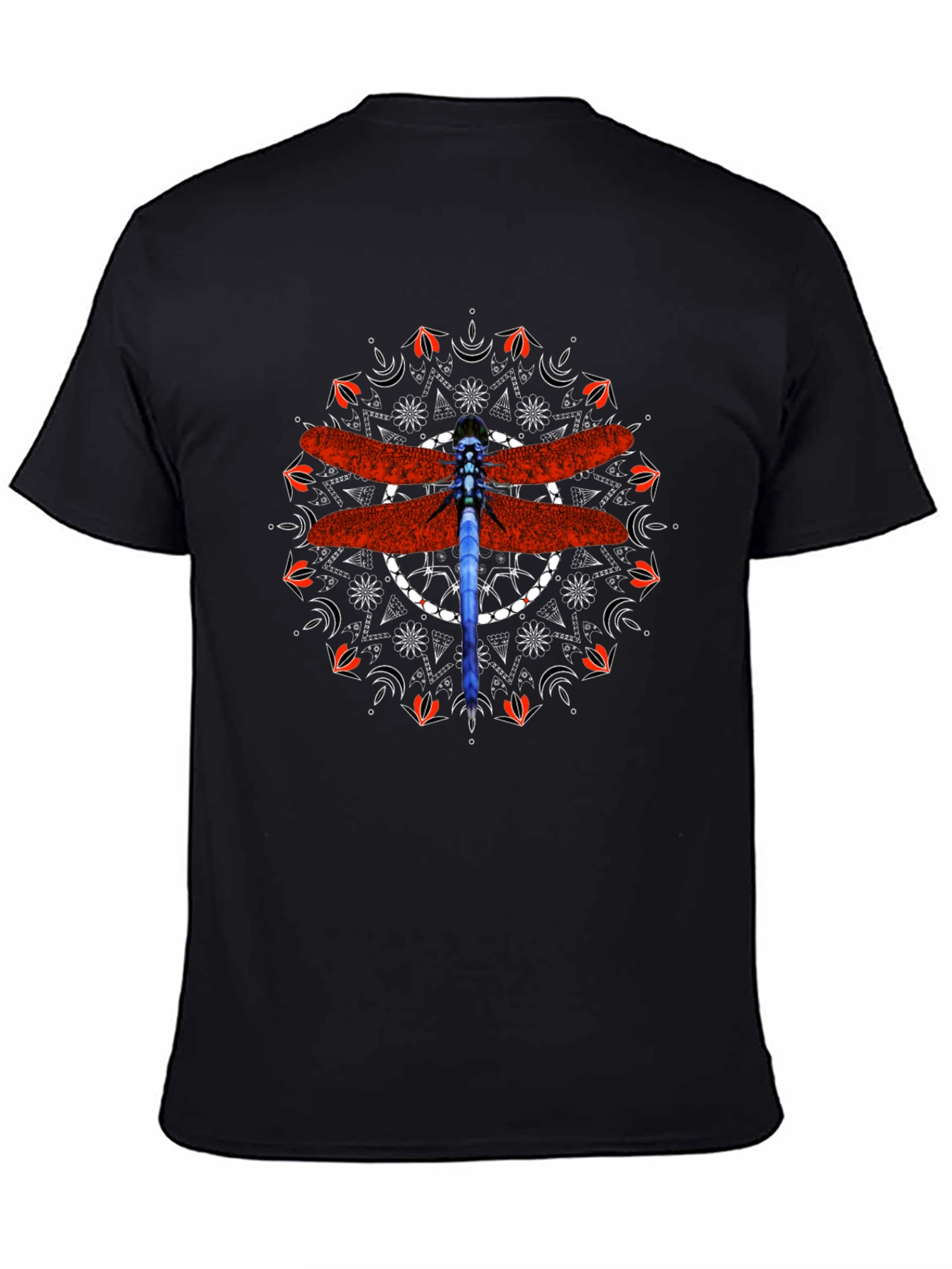 Dragonfly Mandala Graphic Tee