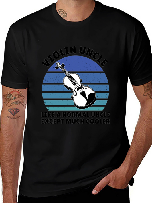 Violin Uncle T-Shirt - Cool Uncle Tee