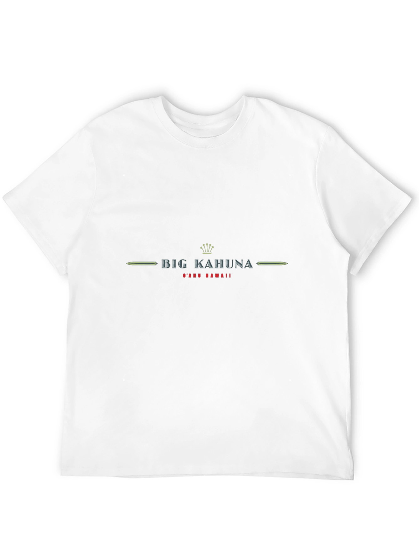 Big Kahuna Black T-Shirt - Oahu Hawaii Graphic Tee