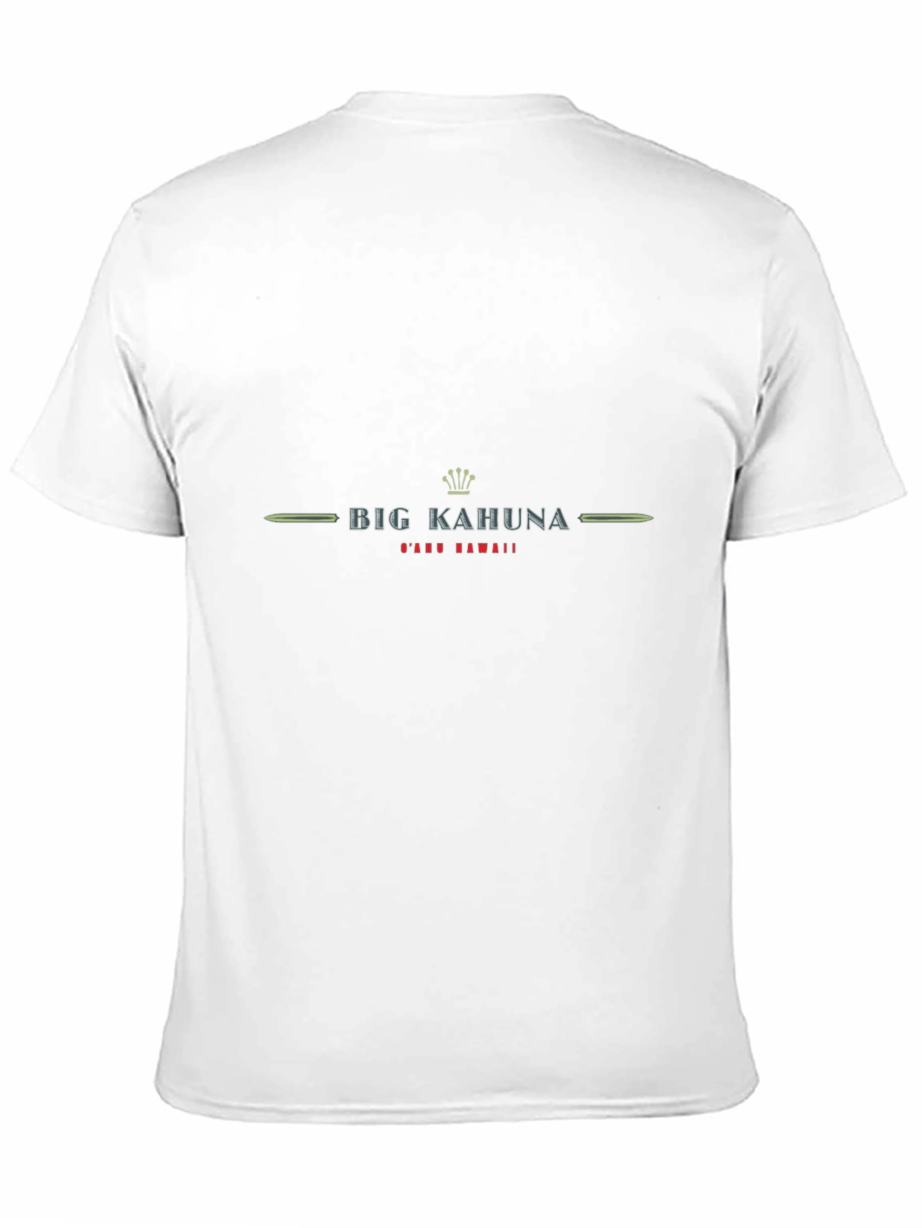 Big Kahuna Black T-Shirt - Oahu Hawaii Graphic Tee