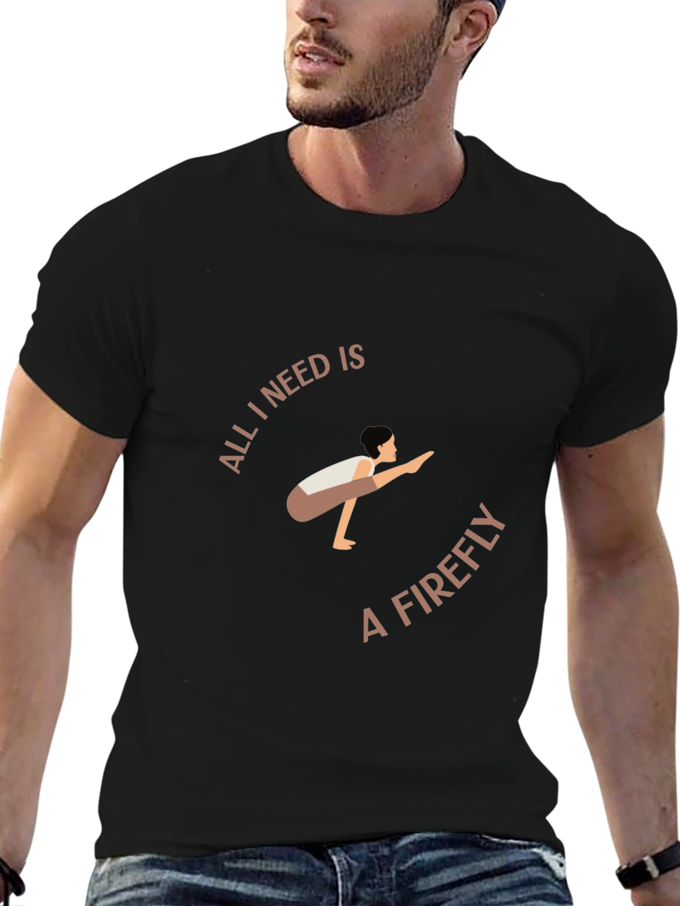 Yoga Firefly Graphic T-Shirt - Relaxed Fit