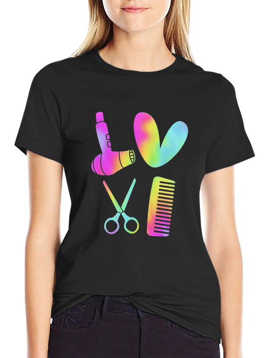 Hairdresser Love T-Shirt - Stylish Barber Tee