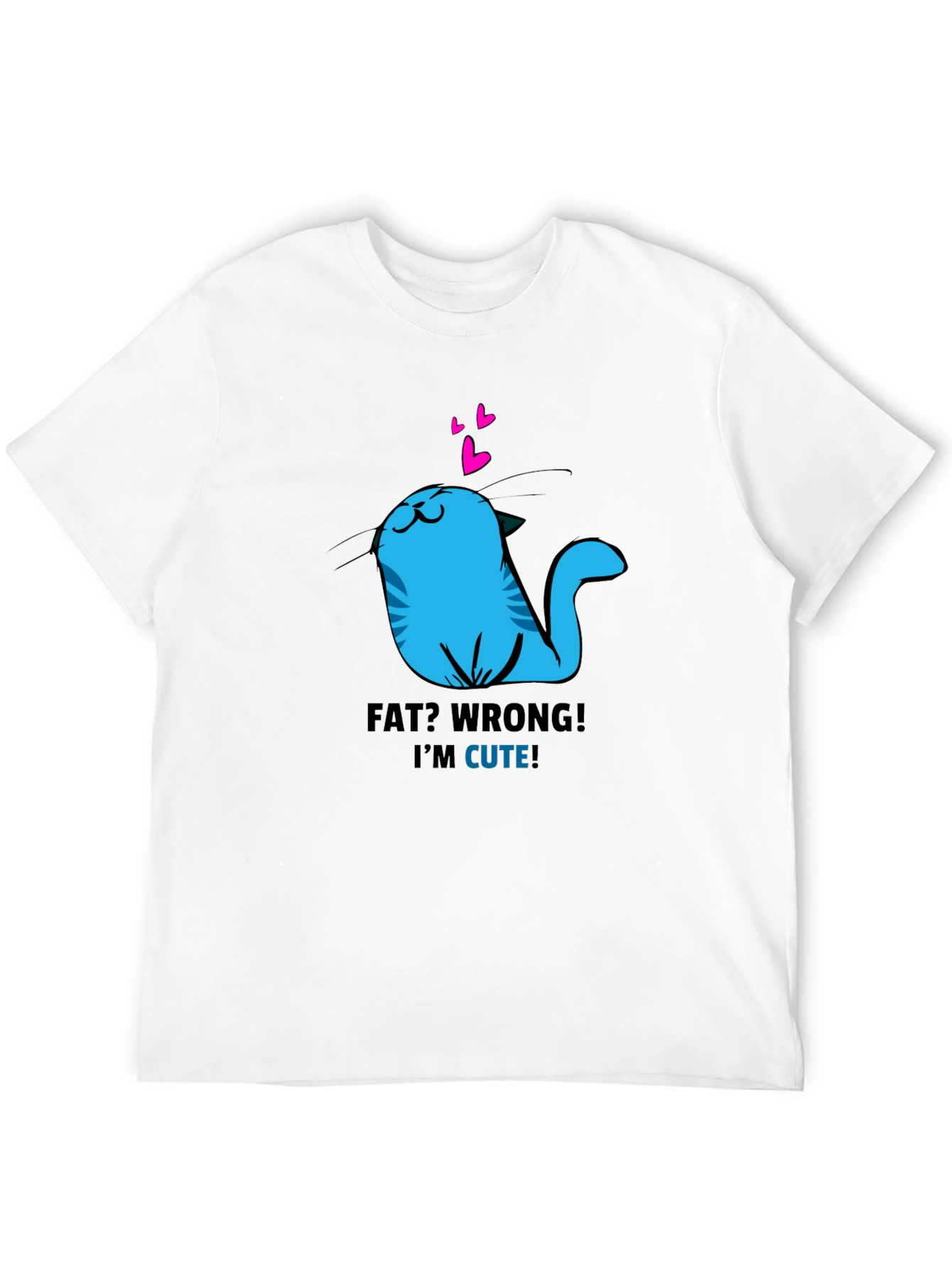Cute Cat Graphic T-Shirt - Funny Kitten Tee