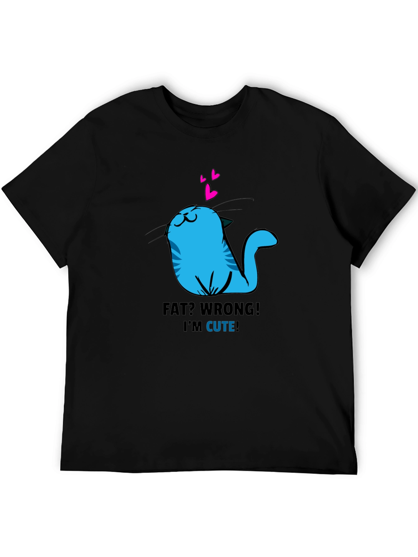 Cute Cat Graphic T-Shirt - Funny Kitten Tee