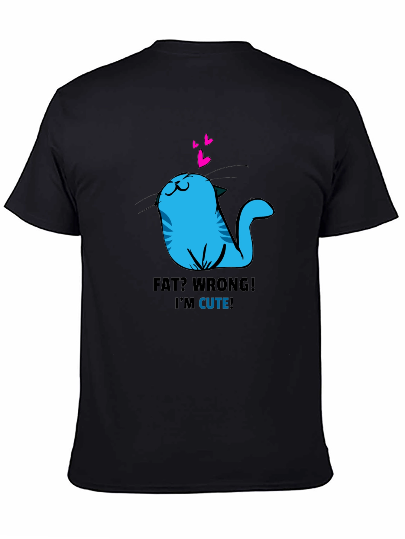 Cute Cat Graphic T-Shirt - Funny Kitten Tee