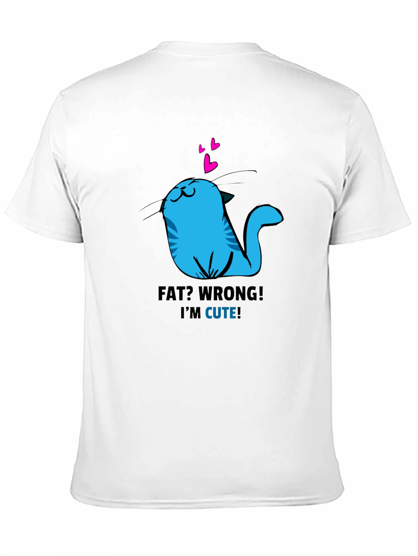 Cute Cat Graphic T-Shirt - Funny Kitten Tee