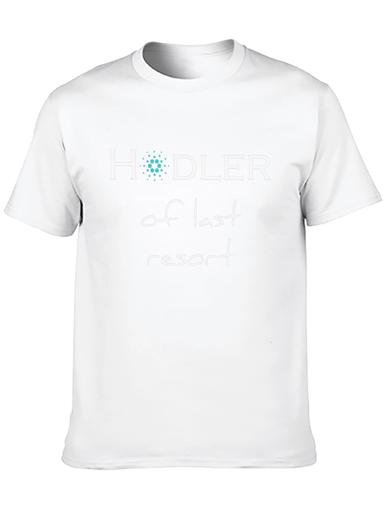 HODLer of Last Resort Black T-Shirt