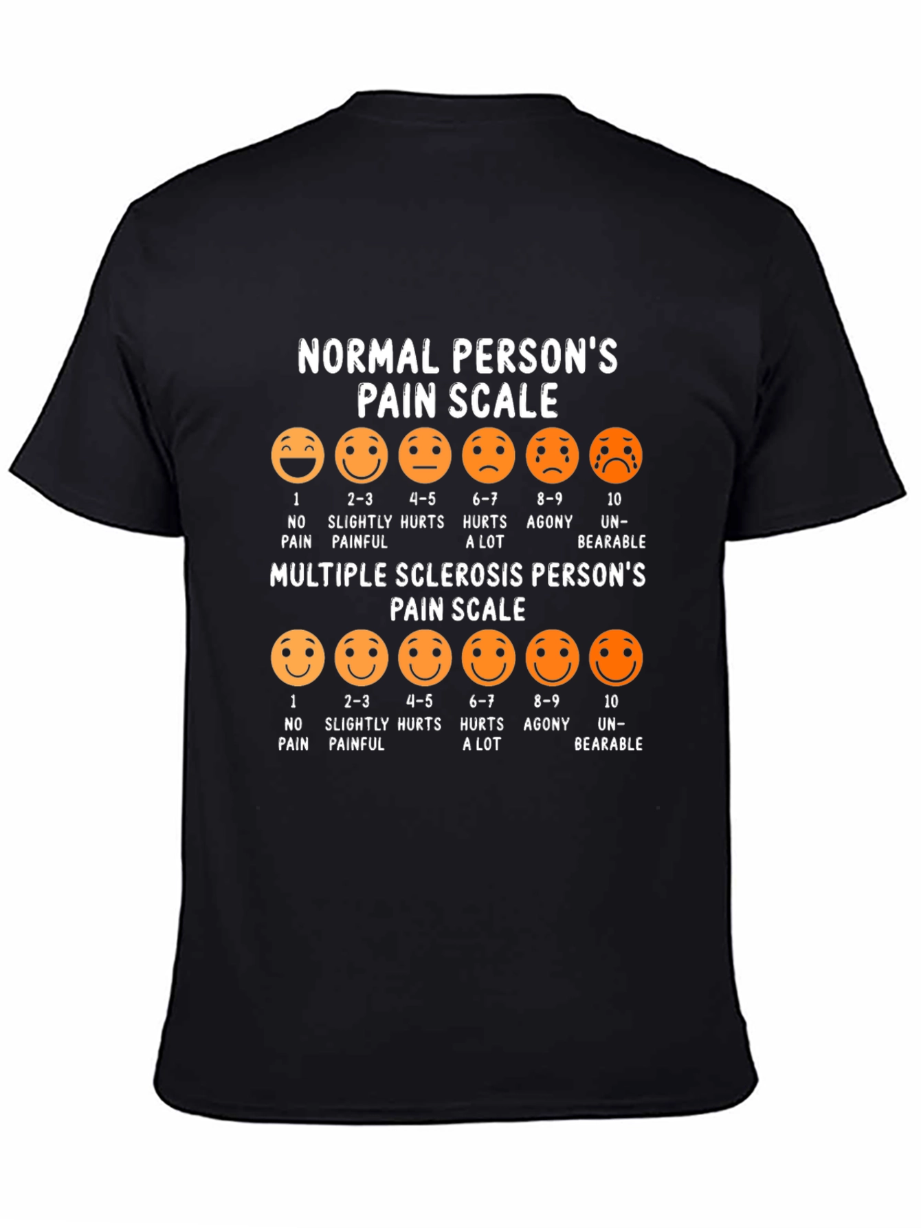 Multiple Sclerosis Pain Scale Graphic Tee
