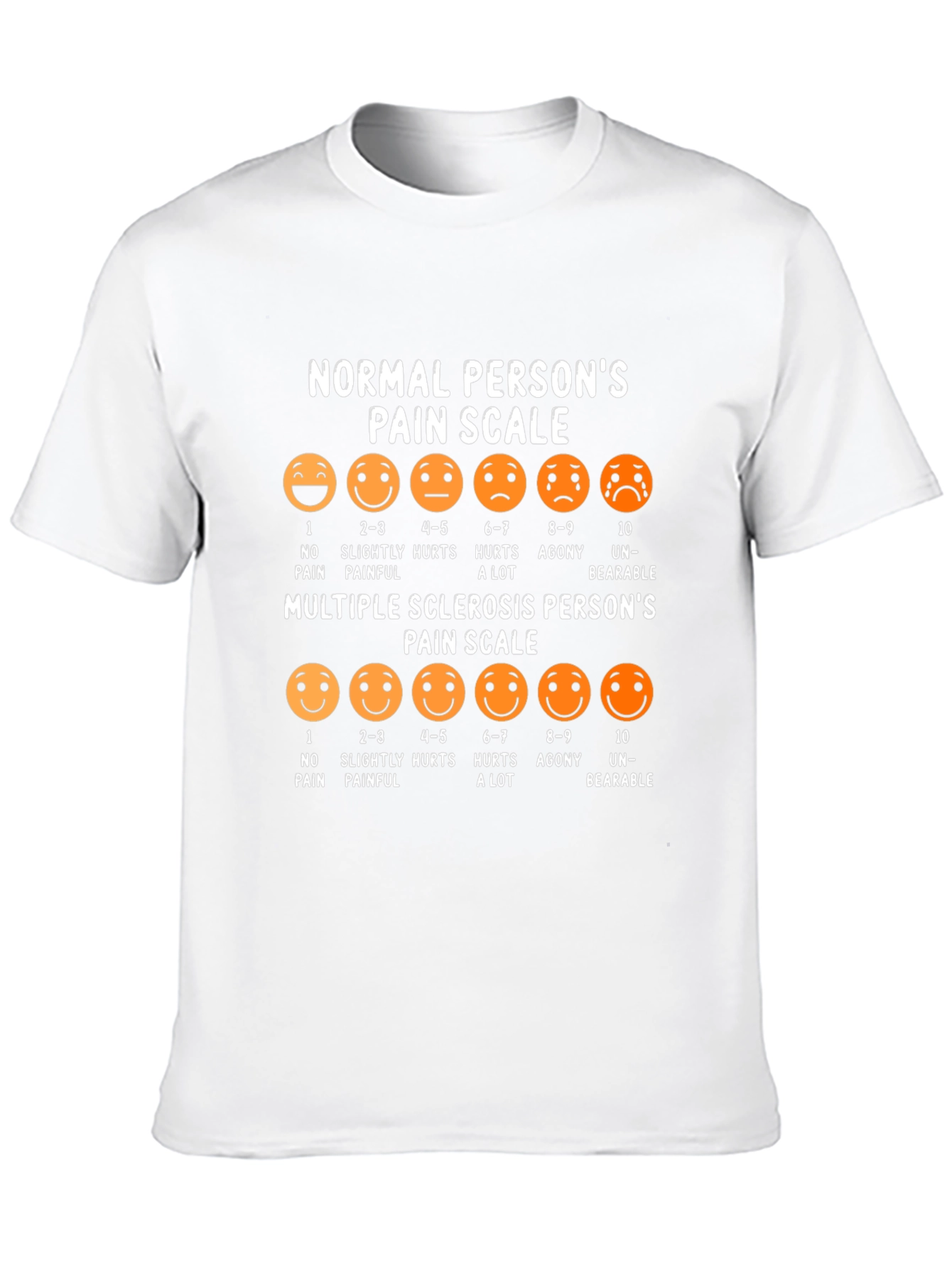 Multiple Sclerosis Pain Scale Graphic Tee