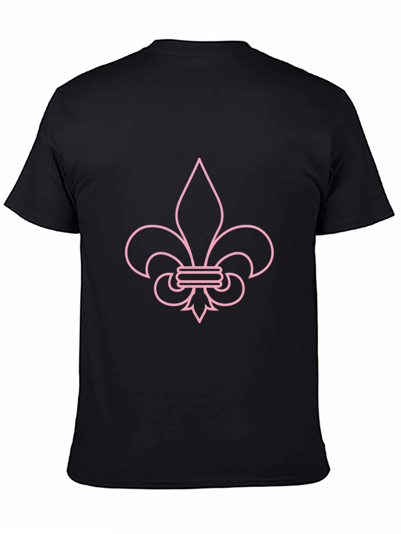 Pink Fleur-de-lis Graphic Tee