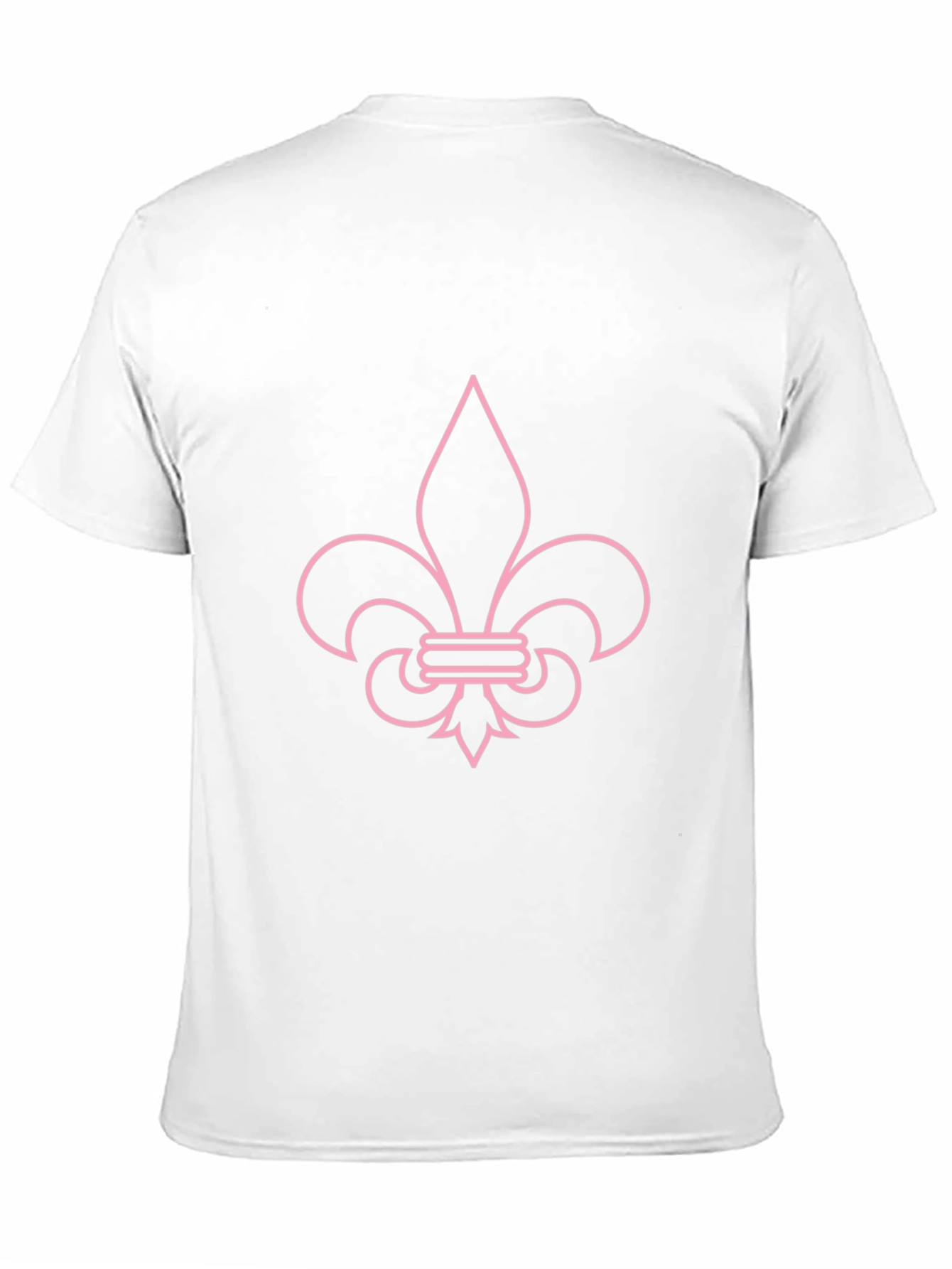 Pink Fleur-de-lis Graphic Tee