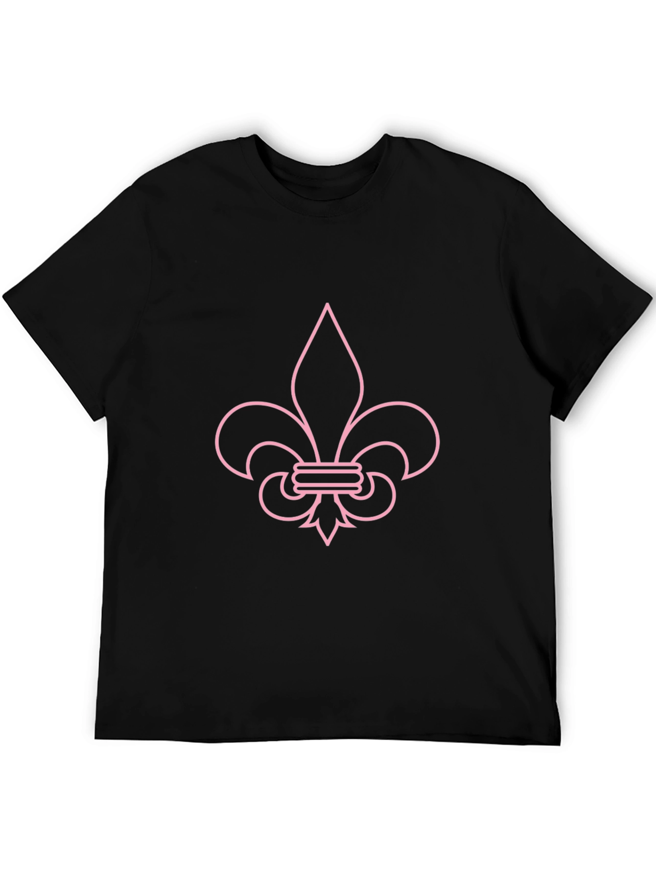 Pink Fleur-de-lis Graphic Tee