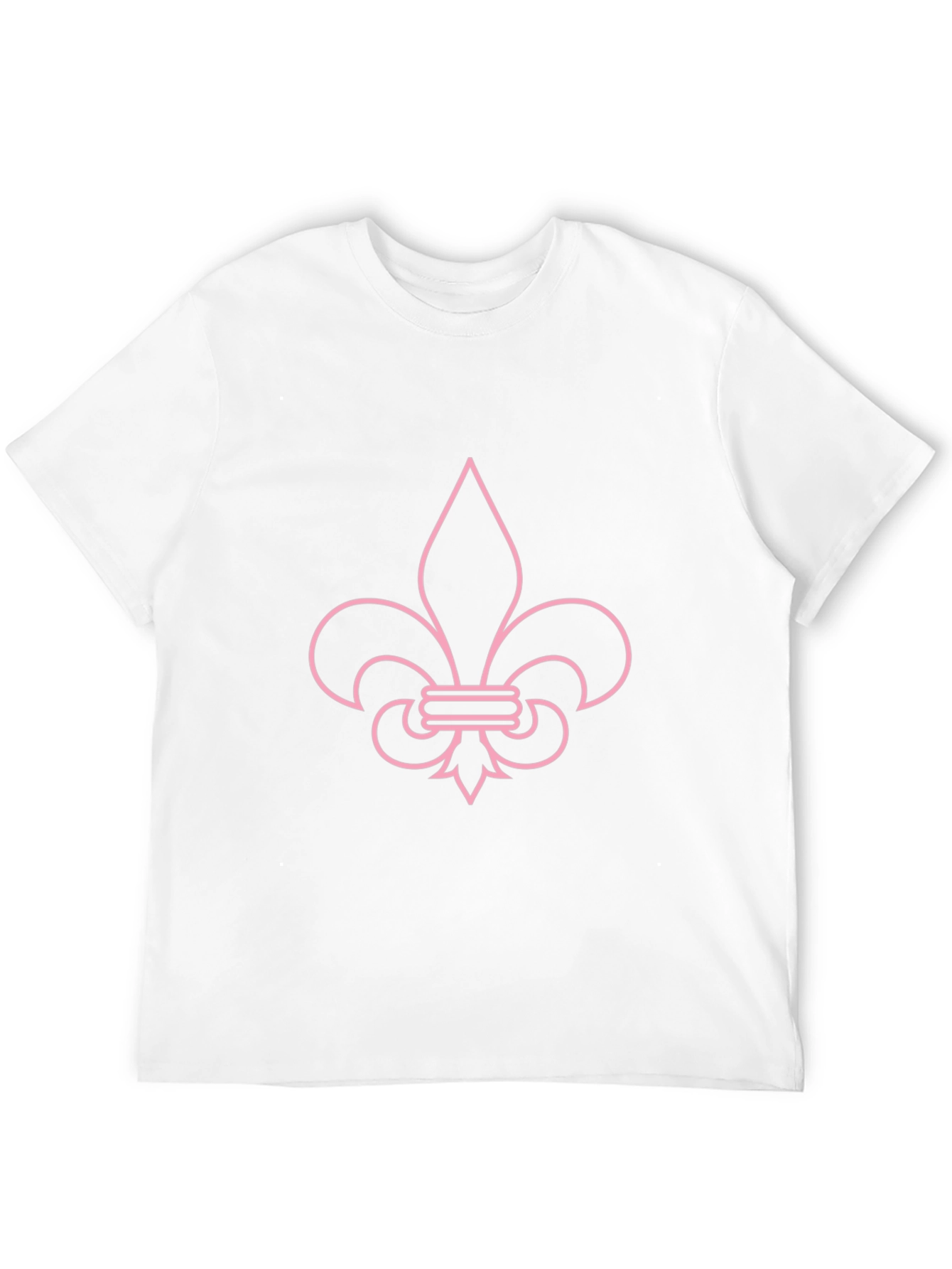 Pink Fleur-de-lis Graphic Tee