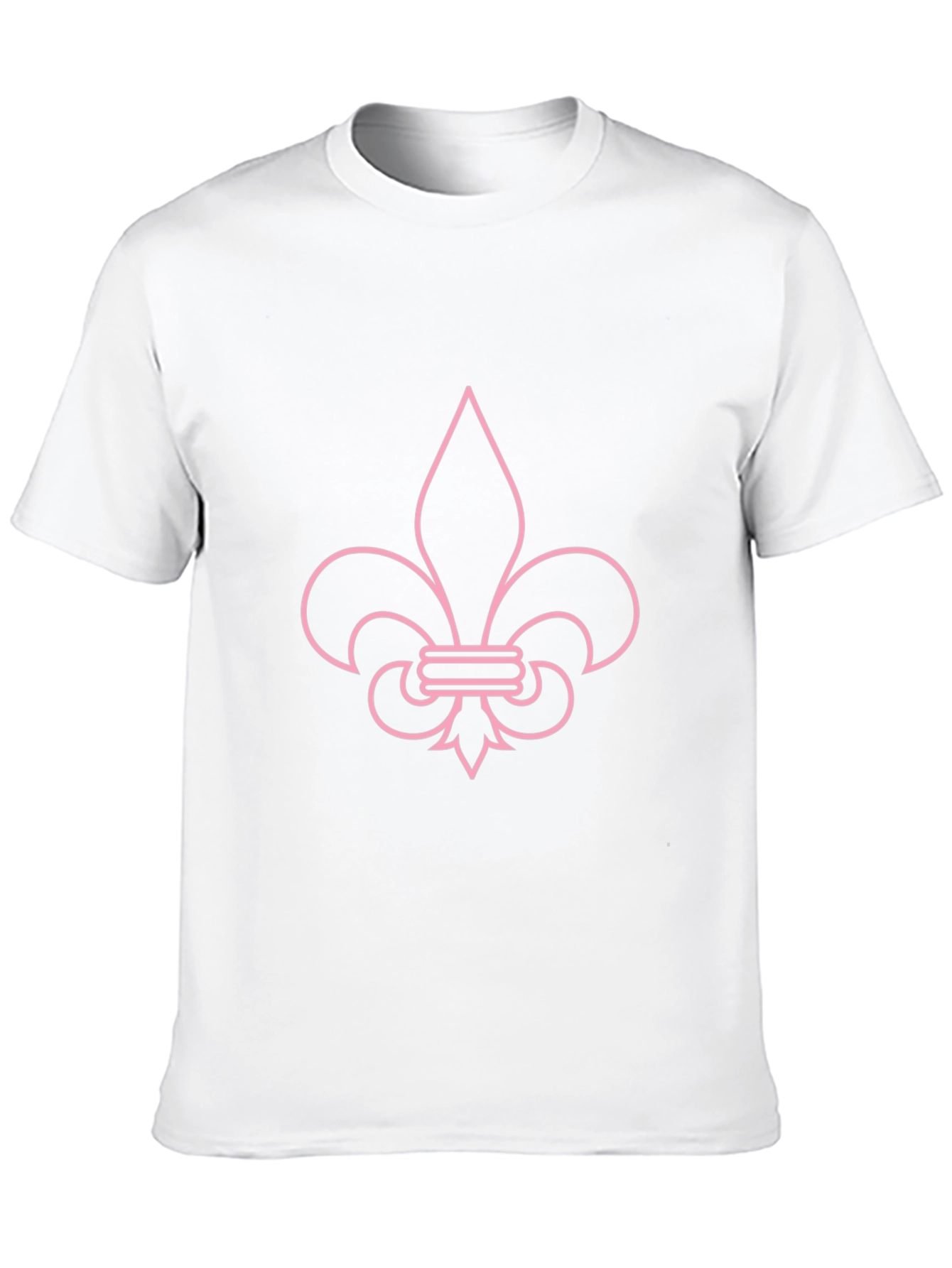 Pink Fleur-de-lis Graphic Tee
