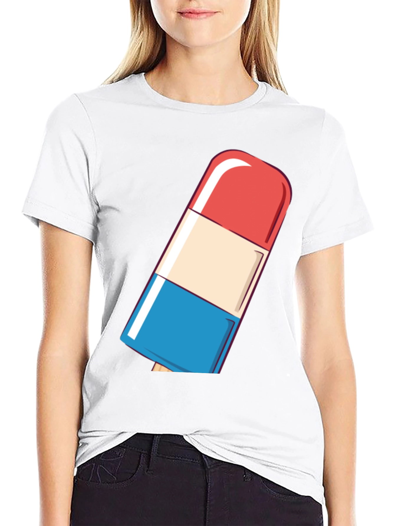 Retro Popsicle Graphic Tee - Cool Summer Style