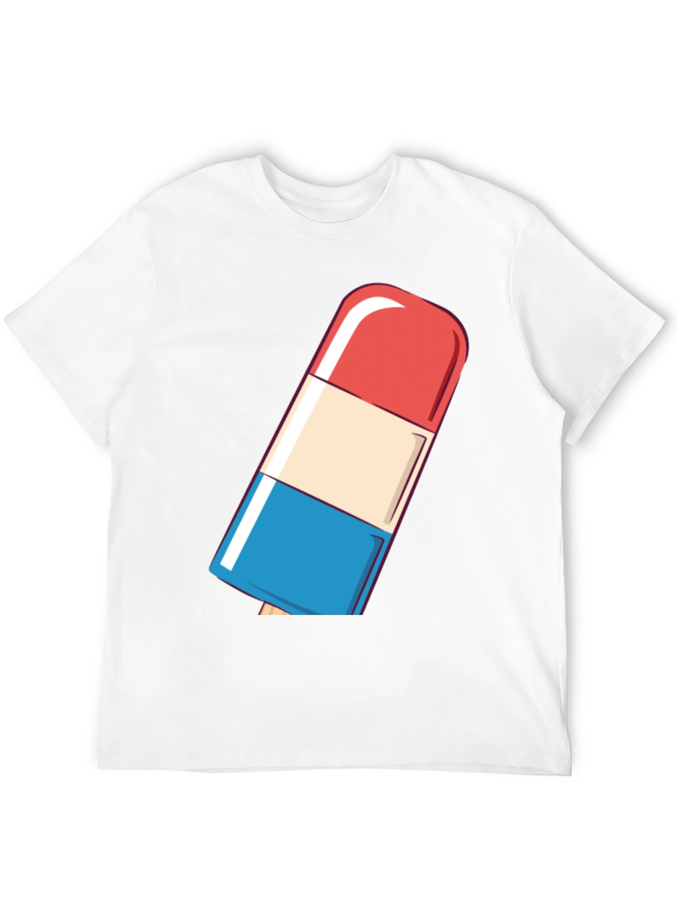 Retro Popsicle Graphic Tee - Cool Summer Style