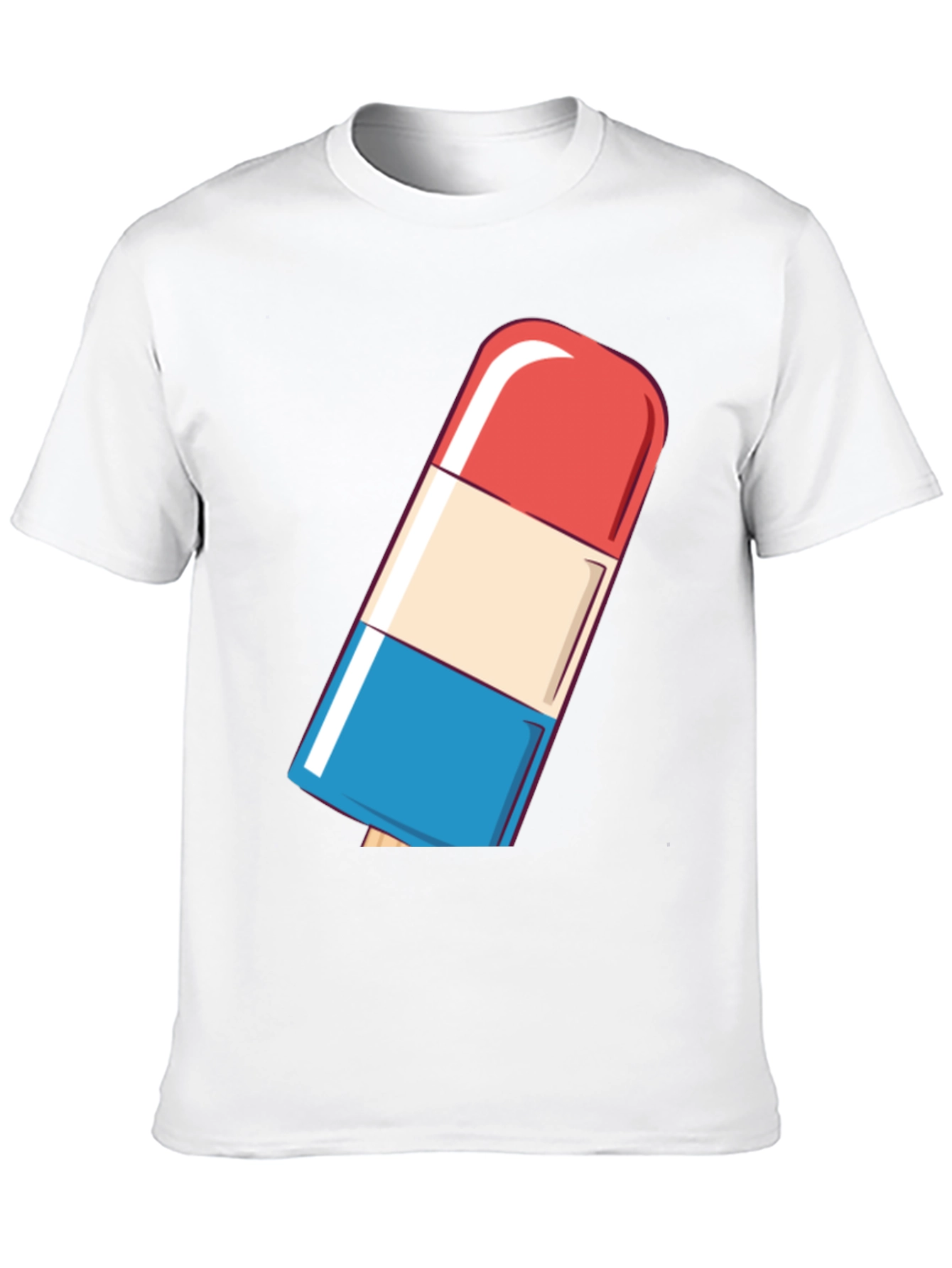 Retro Popsicle Graphic Tee - Cool Summer Style