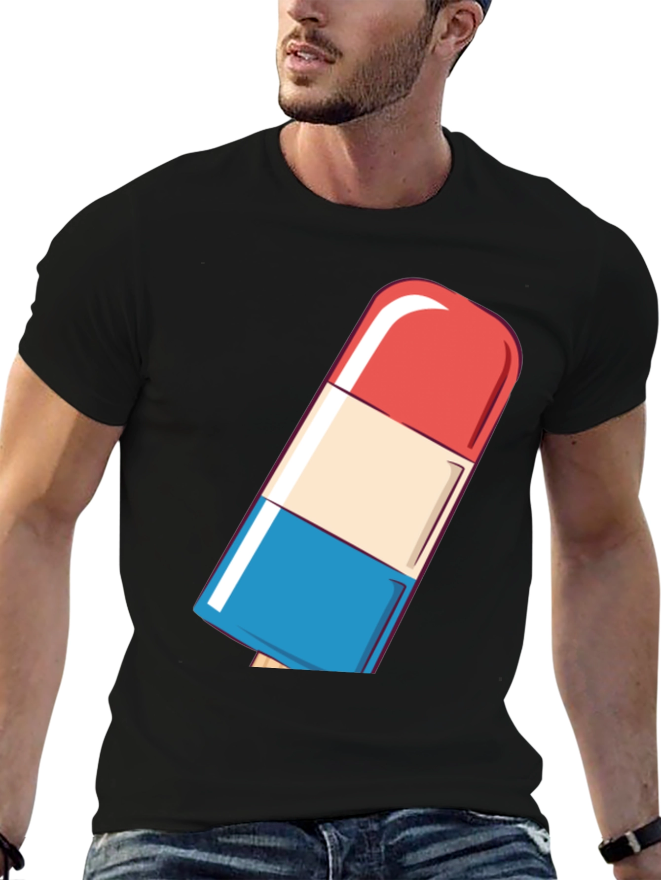 Retro Popsicle Graphic Tee - Cool Summer Style