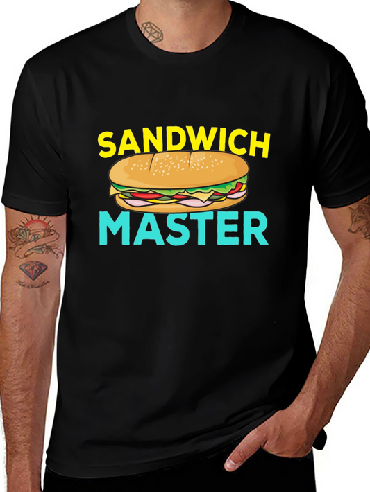 Sandwich Master Graphic T-Shirt - Foodie Gift