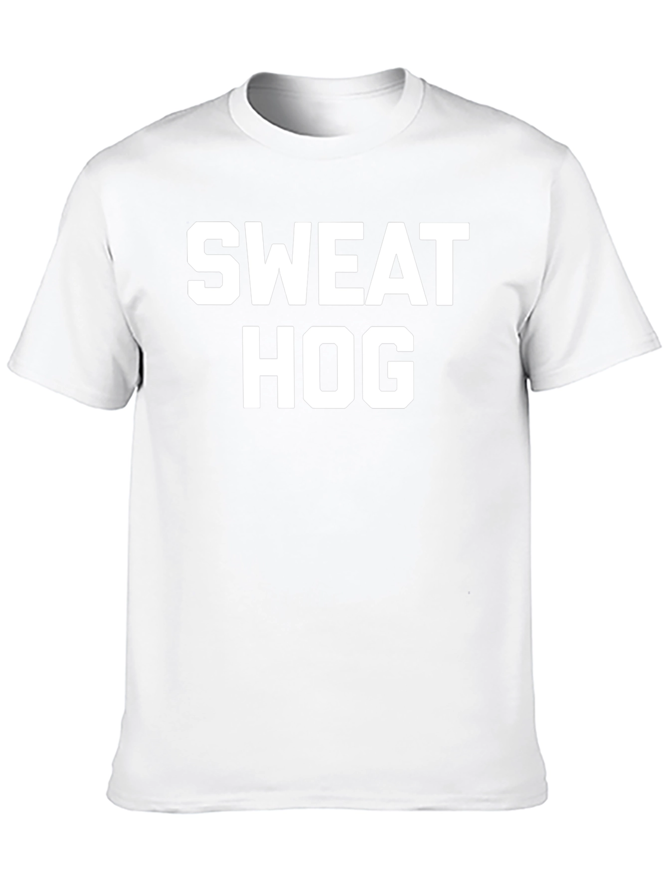 Sweat Hog Funny Graphic Tee - Black