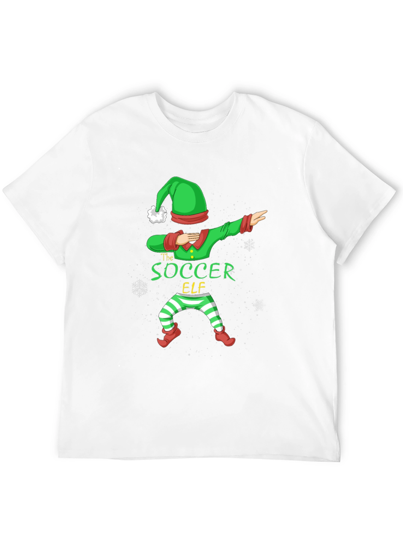 The Soccer Elf Dab Black T-Shirt