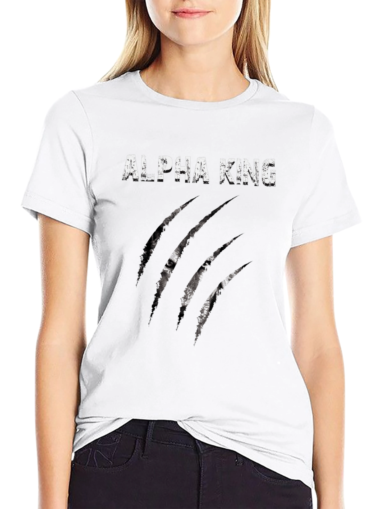 Alpha King Graphic Tee - Wolf Eyes
