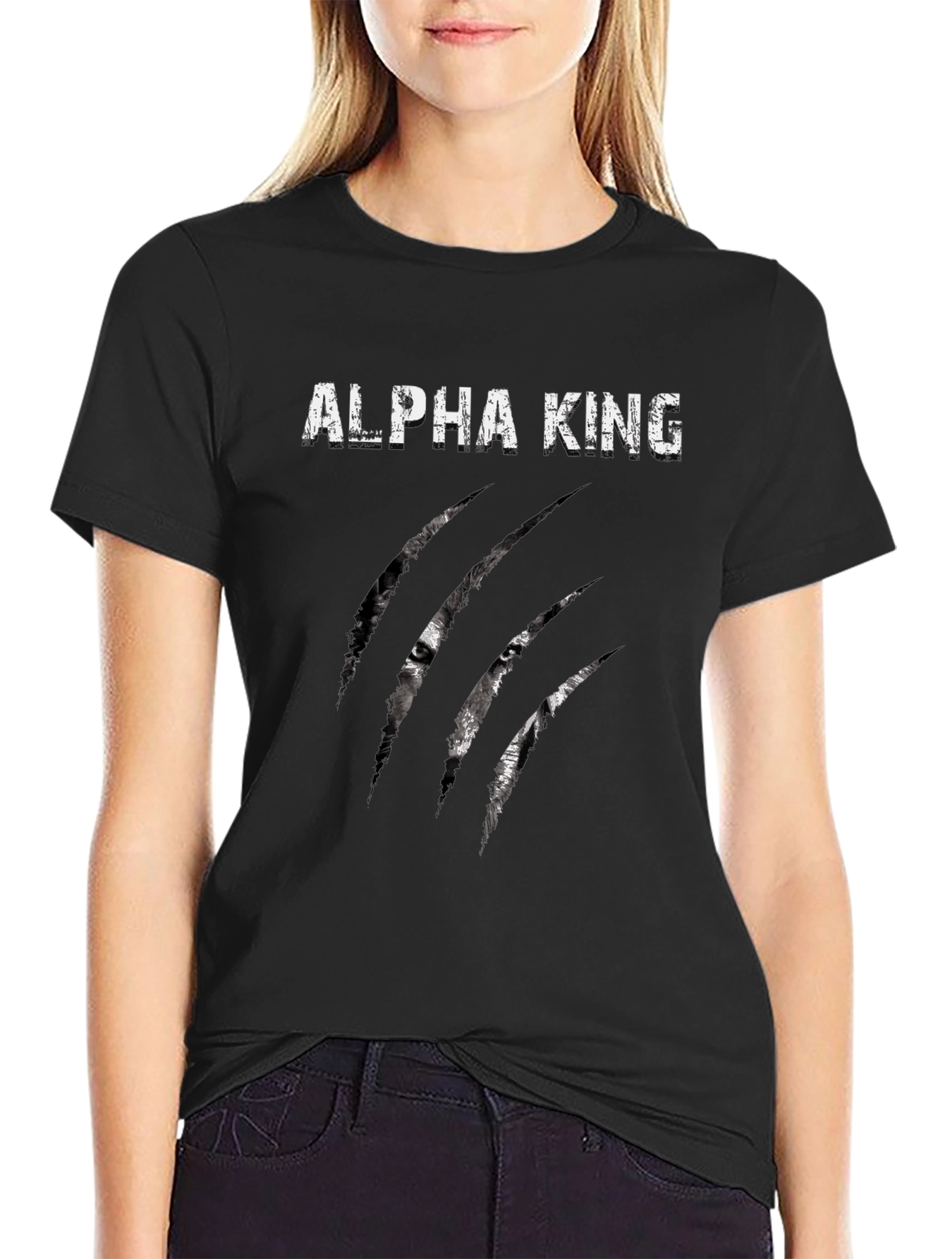 Alpha King Graphic Tee - Wolf Eyes